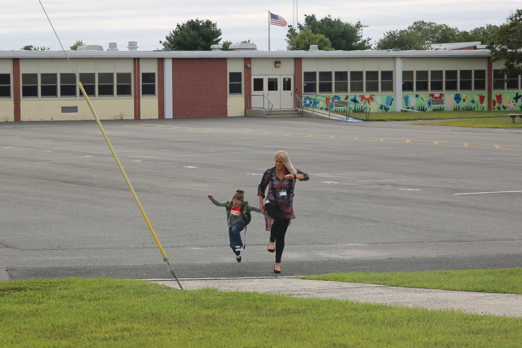 Egg Harbor Township students return for the first day of school Thursday, Sept. 5, 2019 at Slaybaugh Elementary School.
